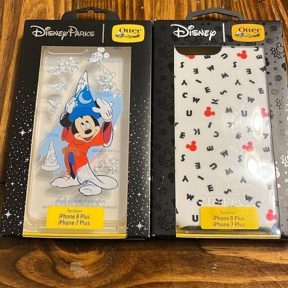 NWT 2 Disney Mickey Mouse Otterbox Symmetry I Phone 8 plus/7 plus case - Picture 1 of 8
